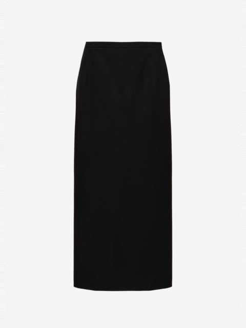 MAGDA BUTRYM Seamless pencil skirt in black