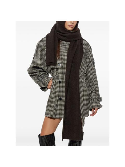 GESTUZ Gzalpha hooded scarf