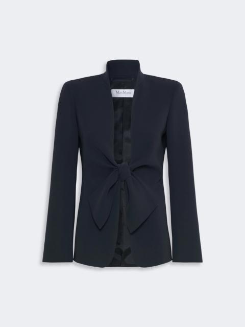 Max Mara PALO Cady jacket with sash detail - MIDNIGHTBLUE