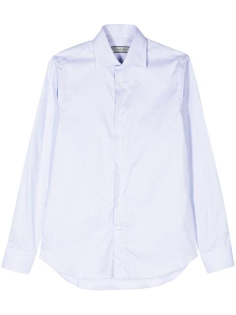 Canali micro-dot cotton shirt
