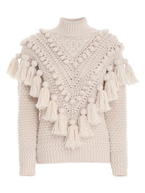 Zimmermann KALEIDOSCOPE CROCHET SWEATER