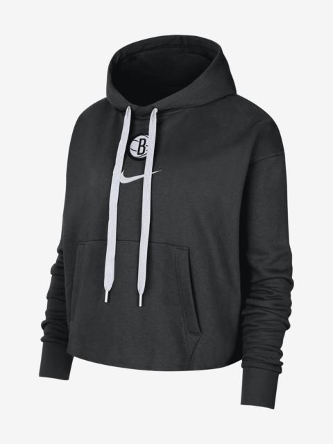 Brooklyn Nets Courtside Nike Women's NBA Fleece Pullover Hoodie