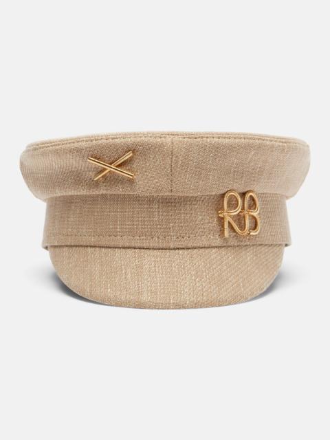 RUSLAN BAGINSKIY Monogram newsboy cap