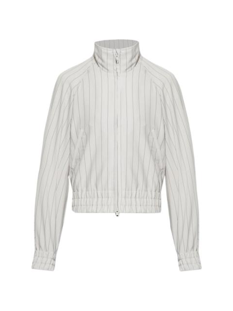 Y-3 striped zip-up jacket