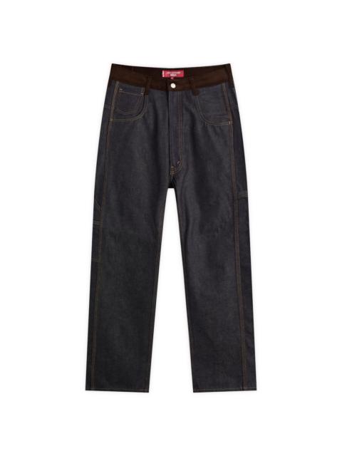 Junya Watanabe MAN Junya Watanabe MAN x Levis Leather Patch Jeans