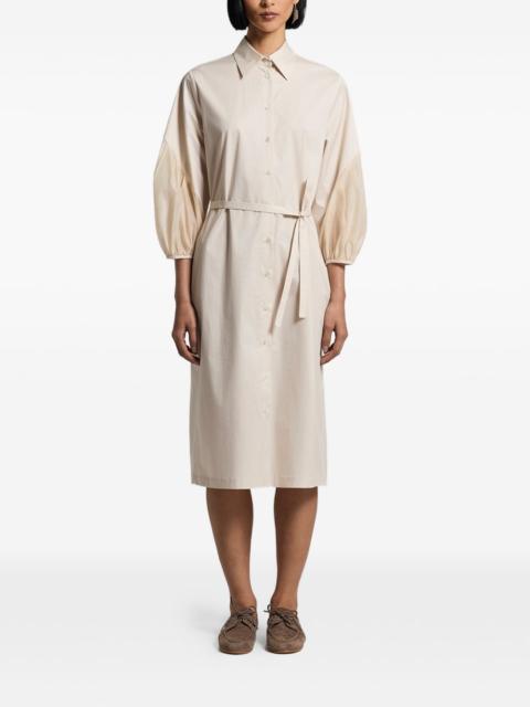 PESERICO tie-waist midi dress
