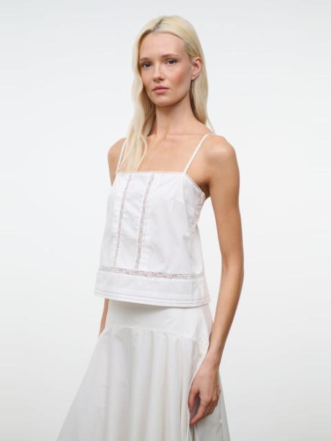 STAUD STAUD CORINNA TOP IVORY