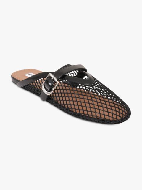 Alaïa FISHNET FLAT MULE | BLACK