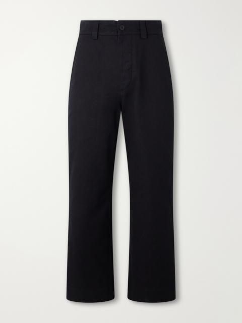 MARGARET HOWELL MHL. Simple Straight-Leg Cotton-Drill Trousers