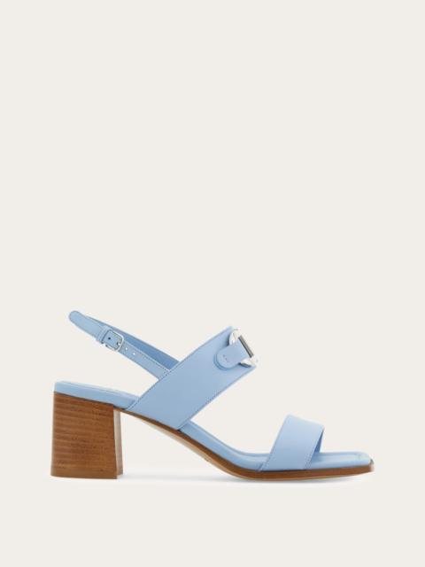 FERRAGAMO Sandal with Gancini ornament