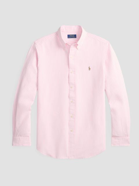 Polo Ralph Lauren Men's Seersucker Oxford Shirt - New Rose White