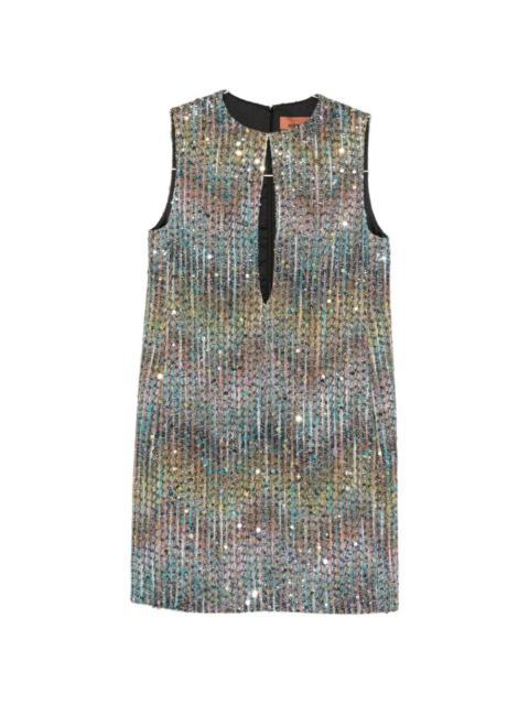Missoni sequin-embellished metallic-thread mini dress