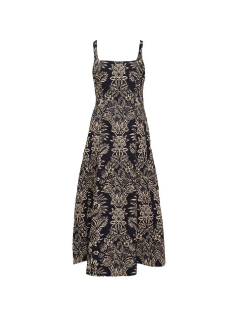 ULLA JOHNSON Natali A-line midi dress