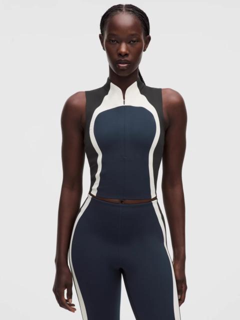 lululemon Ultralu™ Zip-Front Cropped Tank Top