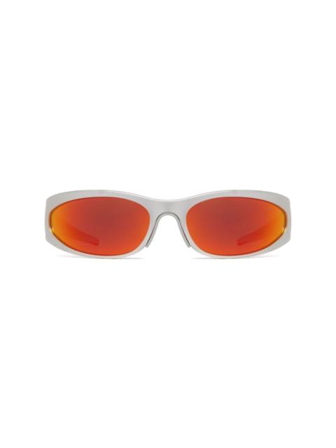 BALENCIAGA Reverse XP Wrap oval-frame sunglasses