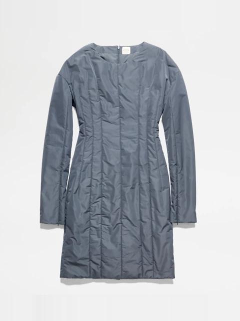 Tod's QUILTED DRESS - GREY