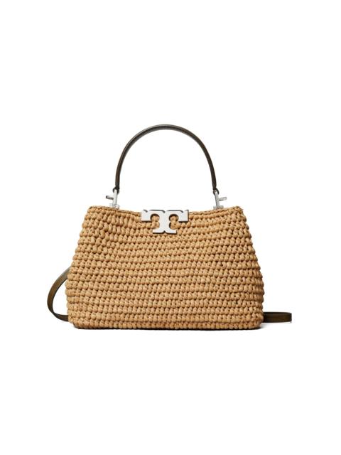 TORY BURCH Women's Eleanor Mini Raffia Satchel - Honeycomb