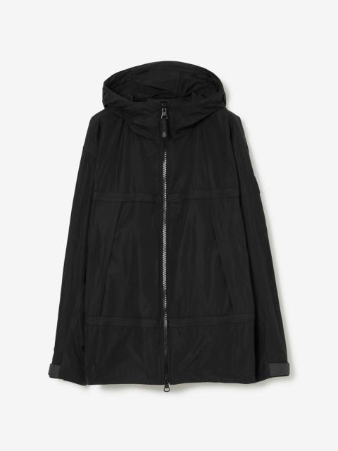 Burberry Logo Appliqué Lightweight Hooded Jacket