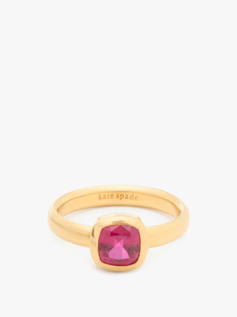 kate spade Kate Spade Fine Time To Shine Gem Ring