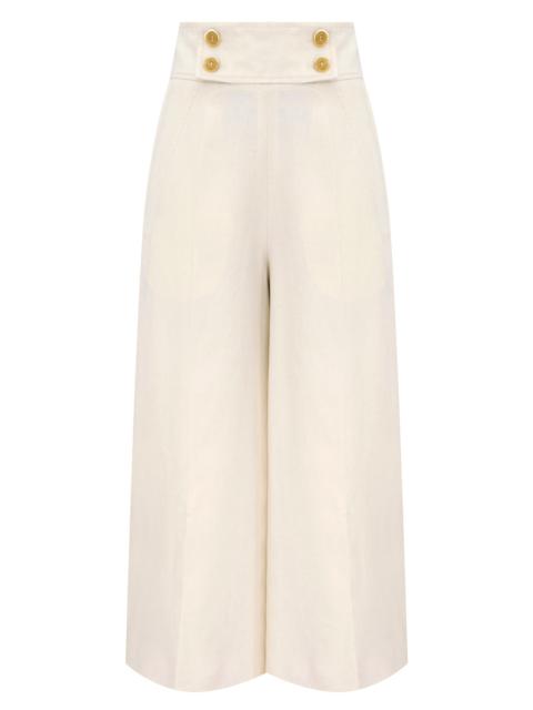 Zimmermann CLASH LINEN CULOTTE