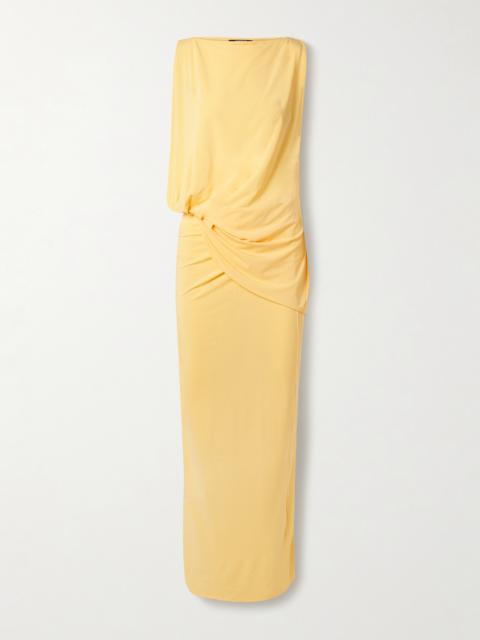 JACQUEMUS Peplo Stretch-jersey Maxi Dress