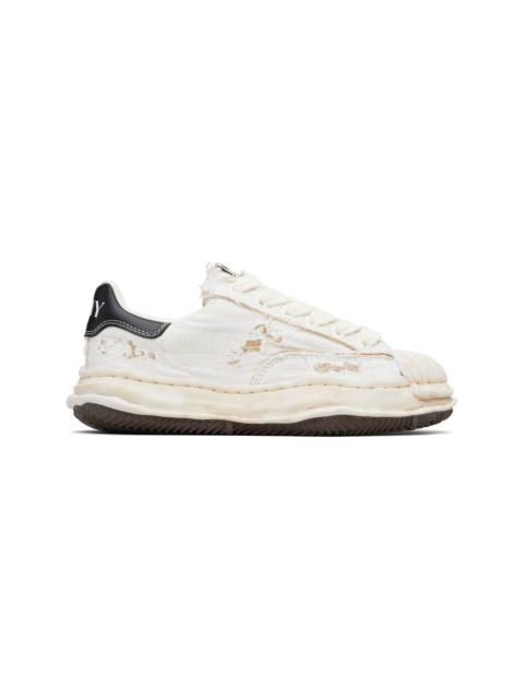 Maison MIHARAYASUHIRO Off-White 'Blakey' OG Sole Ripped Overdye Canvas Sneakers