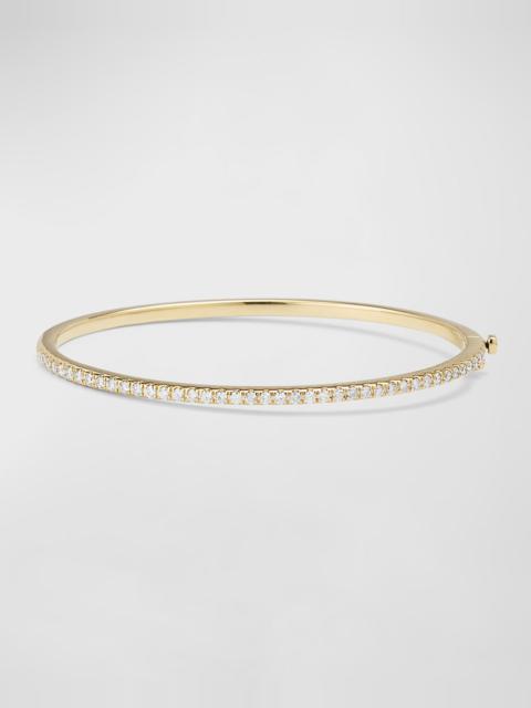 SYDNEY EVAN 14K Yellow Gold Diamond Pave Bangle