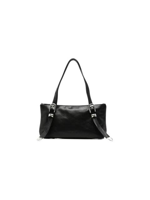Our Legacy 2CM Forever Cowhide Belt Shoulder Bag "Tire Black" A42682ST