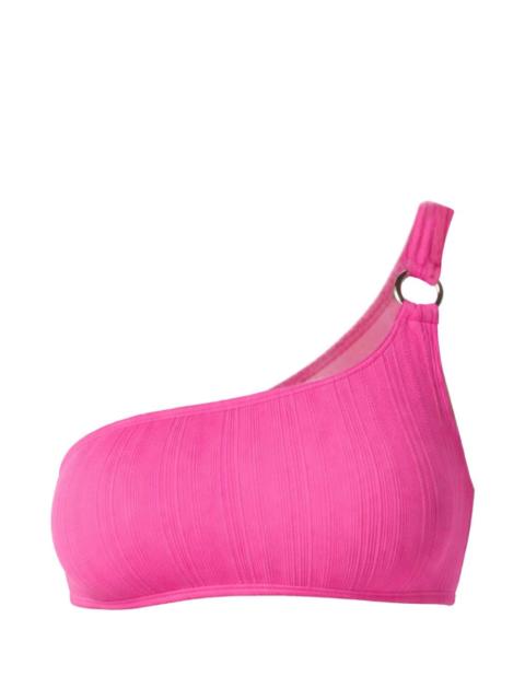 MICHAEL KORS one-shoulder ring bikini top