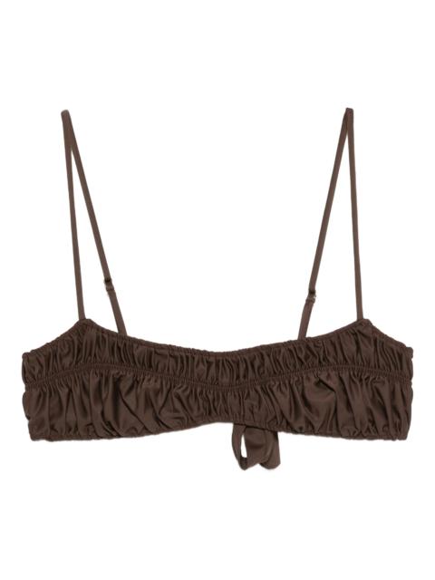 FAITHFULL Faithfull The Brand Rocio Ruched Bikini Top