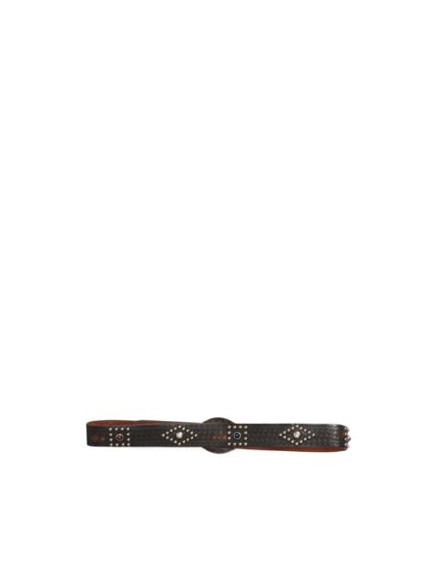 RRL by Ralph Lauren studded leather belt