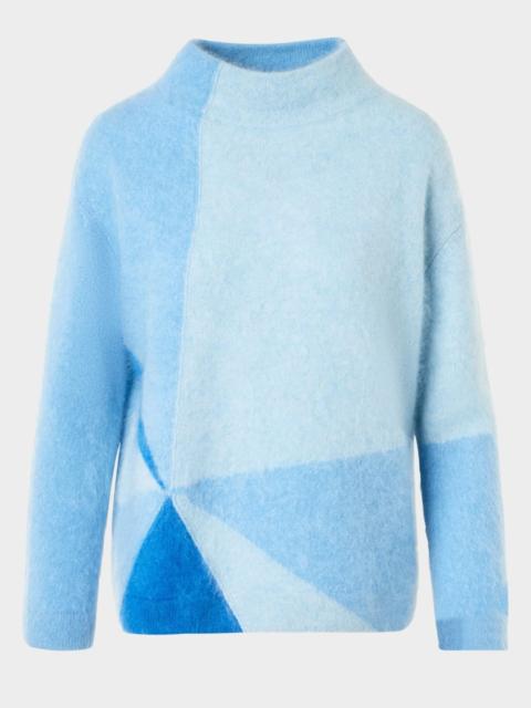 AKRIS Sunbeam Cloud Cashmere Crewneck Sweater