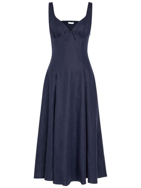FAITHFULL Faithfull The Brand Adalee Linen Midi Dress