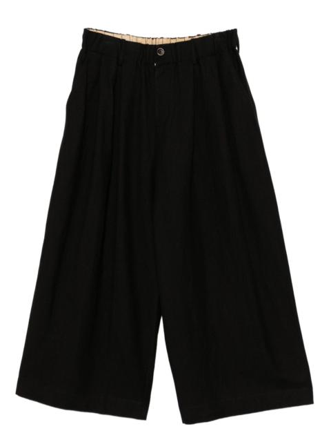 UMA WANG pleated wide-leg trousers