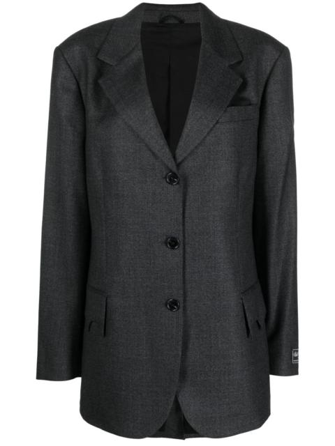Raf Simons single-breasted wool blazer