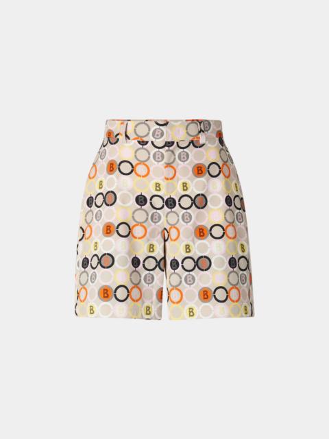 BOGNER Eleni functional shorts in Sand/Orange/Grey