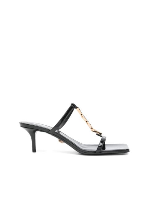 VERSACE 60mm leather sandals