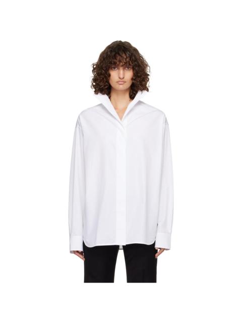 TOTEME White Sharp Poplin Shirt