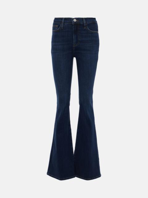 FRAME Le High Flare high-rise jeans