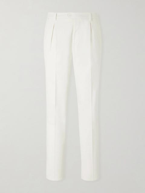 Brunello Cucinelli Straight-Leg Cotton-Blend Golf Trousers