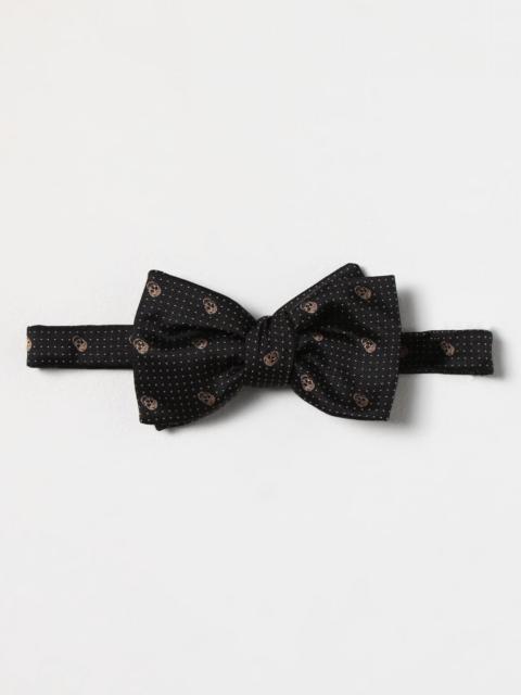 Alexander McQueen Alexander McQueen bow tie in jacquard silk
