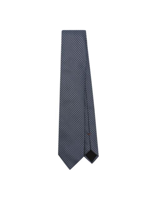 patterned-jacquard tie