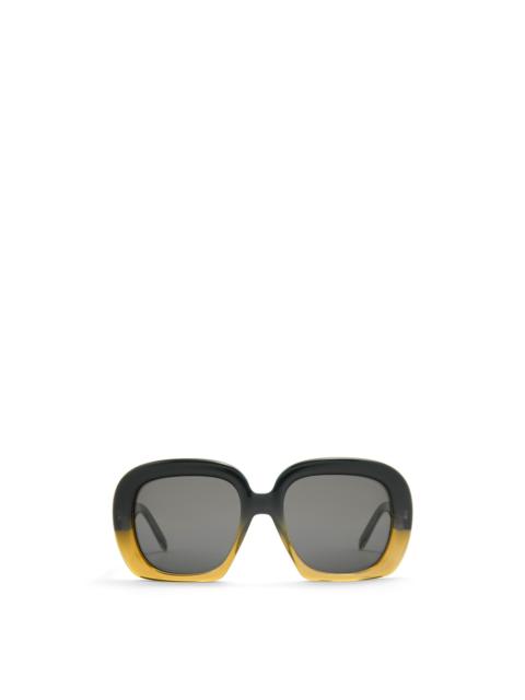 Loewe Square halfmoon sunglasses in acetate
