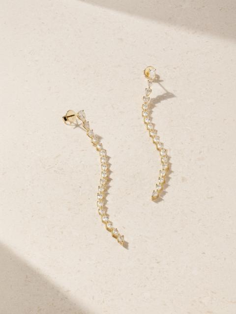 ANITA KO Olive 18-karat Gold Diamond Earrings