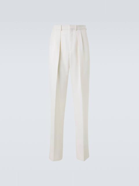 TOM FORD Wool and silk suit pants