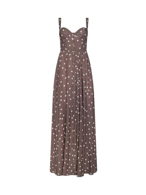 L'AGENCE Rosette Maxi Dress