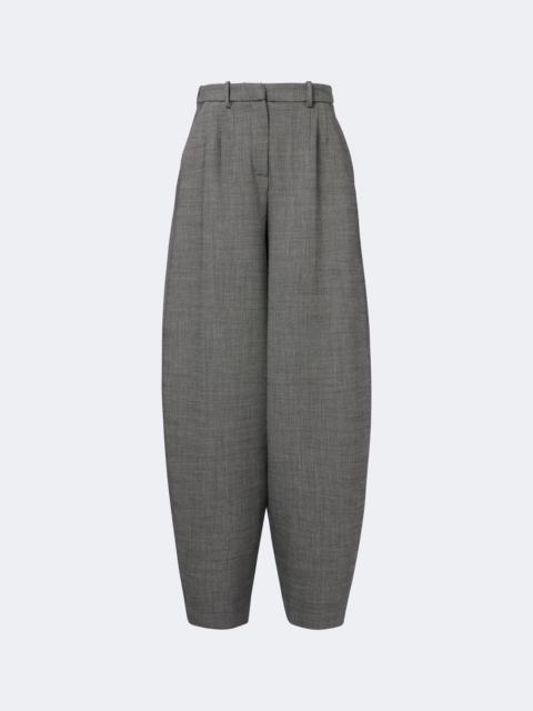 MAGDA BUTRYM Herringbone wool-blend barrel-leg pants