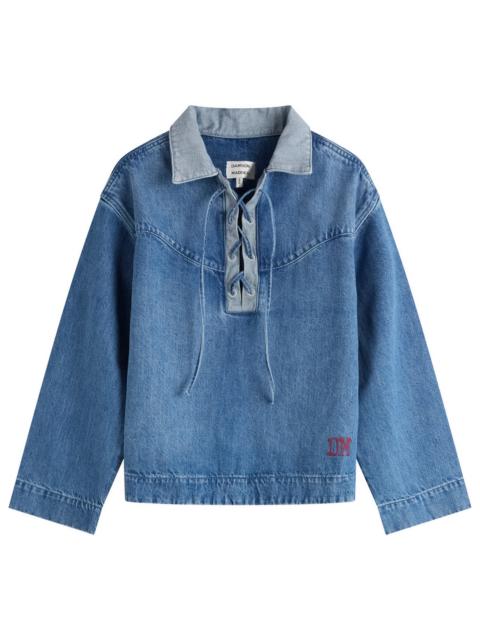 DAMSON MADDER. Damson Madder Scarlett Rugby Shirt