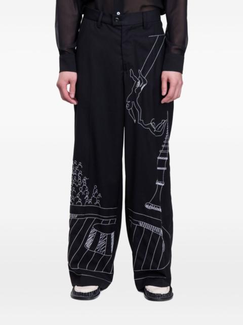 KidSuper Circus Sketch trousers