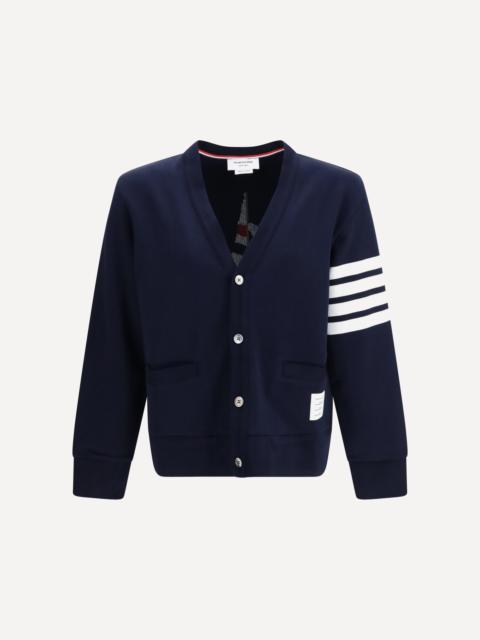 Thom Browne 4-Bar Boat cotton Cardigan
